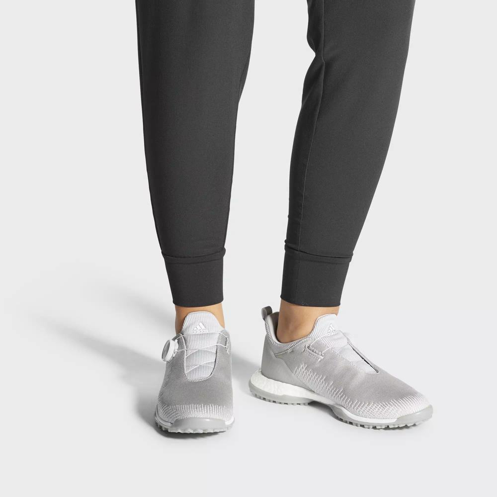 Adidas Forgefiber Boa Tenis De Golf Grises Para Mujer (MX-95613)